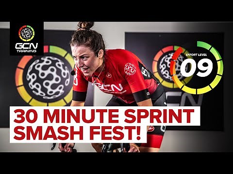 30 Minute Indoor Cycling HIIT Sprint Session | The Smash Fest