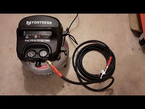Fortress Air Compressor review.