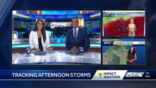 Tracking impact storms Tuesday across South Florida