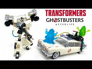 Transformers X Ghostbusters Afterlife Crossover Ecto-1 Ectotron Review