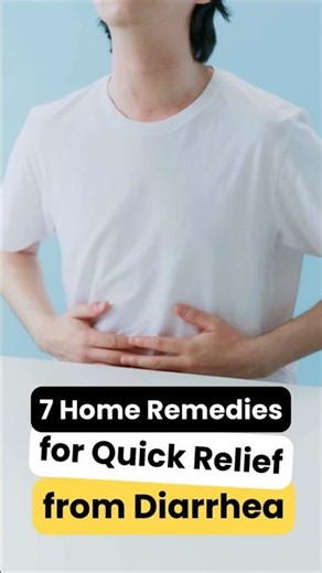 These 7 Ingredients Could Save Your Day (Diarrhea Relief) #healthhacks #remedy