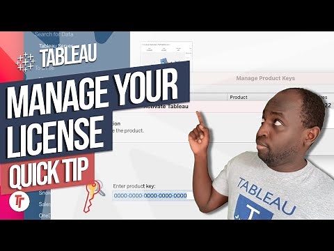 How to activate Tableau Desktop & manage license keys?
