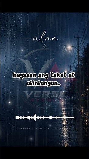 ☔ Sa bawat patak ng ulan, ikaw pa rin.🎵 Full Lyrics: Verse Avenue