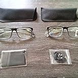 Missfive Premium Reading Glasses for Men, 4 Pack Premium Blue Light Blocking Readers, Durable Spring Hinge Eyeglasses, Rectangular Computer Eyewear, Light Full Frame Glasses, Anti UV, 2.75x