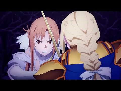 Sword Art Online: Alicization S2 - 10 | Asuna vs Alice | Fighting for Kirito (Longer video inserted)