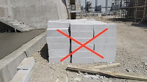 AAC Block Quality Check on construction site - Civil Site Visit