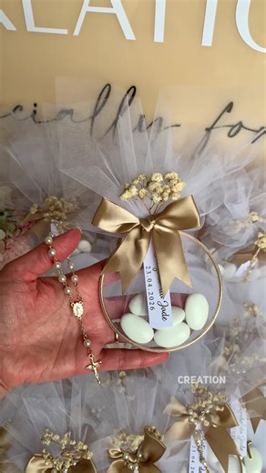 #creationespeciallyforyoudesigns #batismo #bapteme #dragees #cadeauinvité