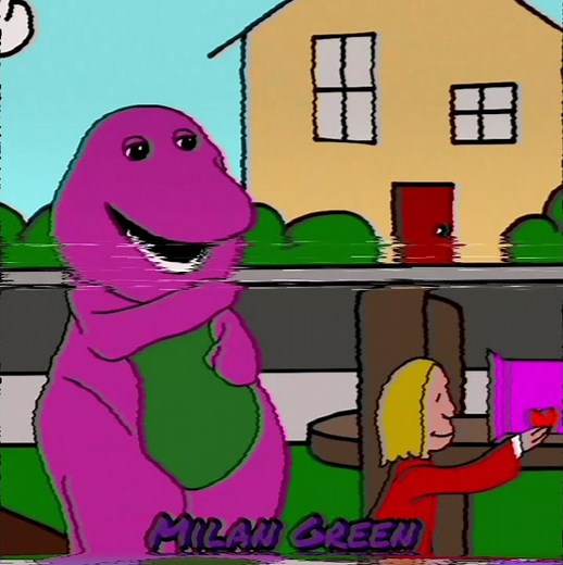 Barney Doll Wink Homemade 35