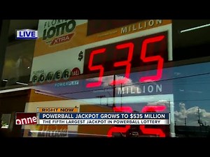 POWERBALL jackpot at $535 million