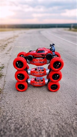 Red 3 Ta Remote Control Stunt Car & 1 Ta F1 Car 😱
