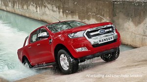 Jump in the deep end. Discover the Smarter Ranger with unsurpassed* water wading. | Ford