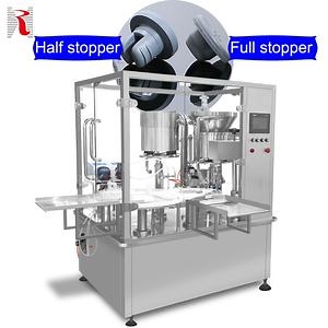 [Hot Item] Pharmaceutical Cosmetic Vial Liquid Filling Screw Capping Production Line High Speed Rotary Vial Filling Capping Machine