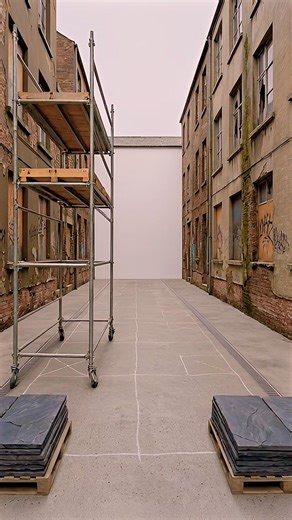 From Abandoned Dumping Ground to Glowing Night Food Market — Time-lapse #shorts #restoration