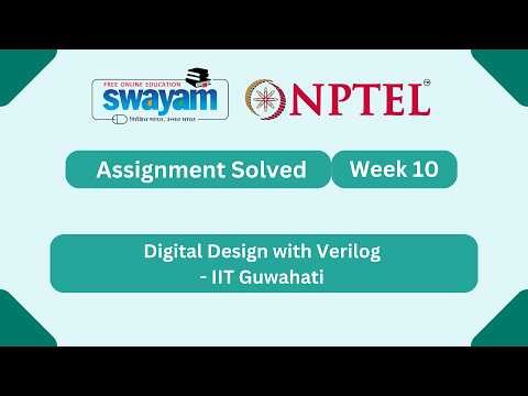 Digital Design with Verilog Week 10 | NPTEL ANSWERS 2026 #nptel2026 #myswayam #nptel #nptelexam