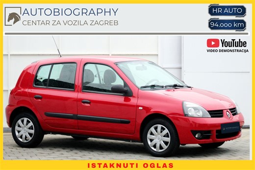 Renault Clio 1,2 | HR auto | SAMO 91.ooo km | KLIMA | VIDEO DEMO, 2009 god.