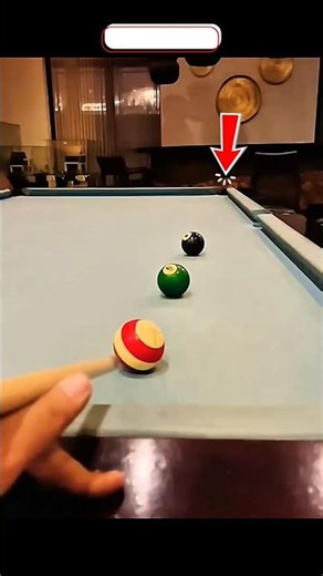 🚀 Impossible Pool Shots! The ball jumps over the obstacle and goes straight into the pocket.🔥#shorts
