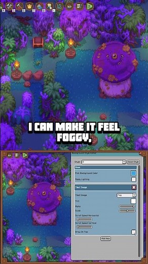 We added a level effects editor to our game dev sim, what do you think? #gamedev #gamedevblog #games