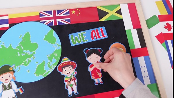Fulmoon Diversity in Common Multicultural Bulletin Board Set Earth Day Cutouts for Kids Classroom Wall Decor Educational and Learning Activities for Kids