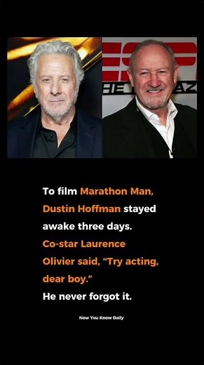 DUSTIN HOFFMAN’S METHOD BREAKDOWN