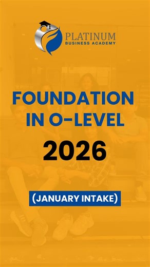 Platinum Business Academy on Instagram: "Prepare for your O Levels with confidence!😇 Our Foundation for O Level program, launching in January 2026, offers a strong academic foundation to set you up for success #platinumbusinessacademy #cambridge #edexcel education olevels aslevel alevels qualitylearning qualityeducation"
