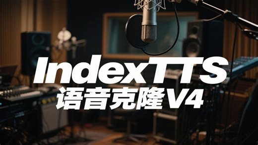 开源免费的语音克隆工具IndexTTS v4新增语音转字幕和多人对话等功能，确实不错