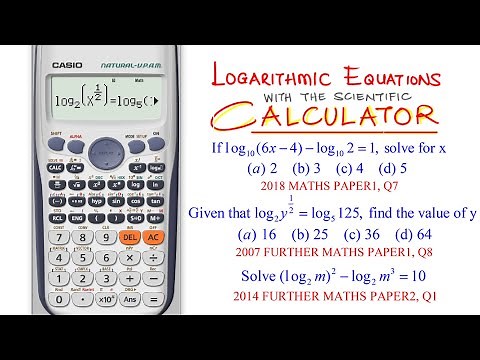 How to solve Logarithmic Equations with the Scientific Calculator FX-991ES