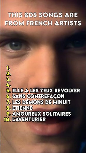 Top 10 French 80s Songs That Took Over the World 🇫🇷🌍