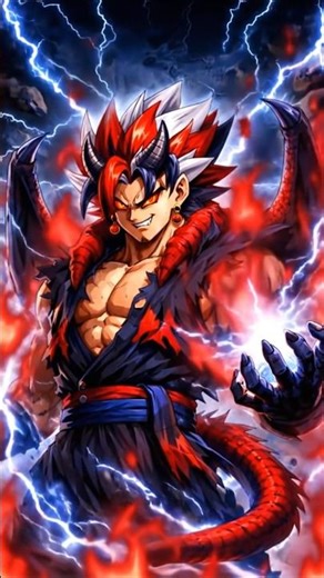 Dark Saiyan from hell #ai #trending #viral #shorts