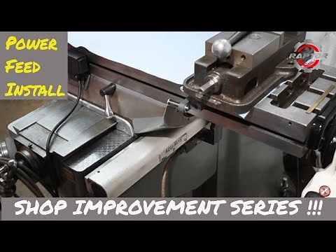 Bridgeport Milling Machine Power Feed Install