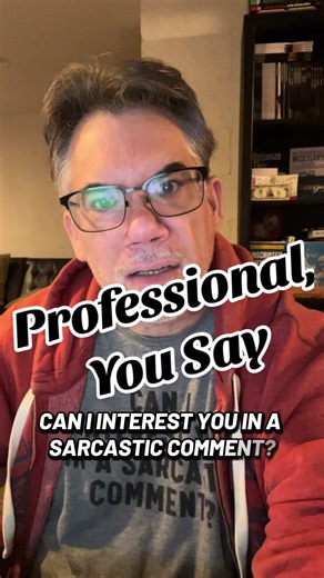 Professional you say? Well then color me impressed. #socialmedia #marketing #comment #sarcasm #pitch