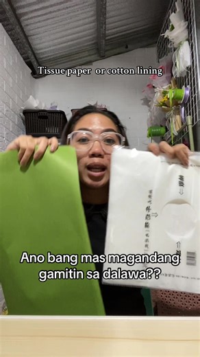 Choosing Between Cotton Lining or Tissue Paper for Crafts