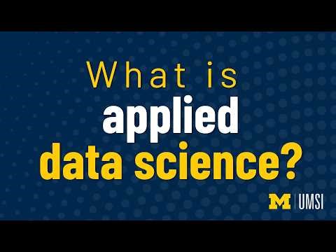 What is applied data science?