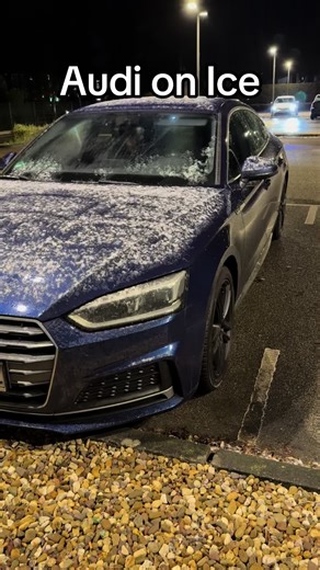 Audi on Ice zappzarapp 🤣👌 #audi #ice #winter #kalt #👌