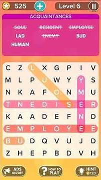 Word Search Addict Level 6