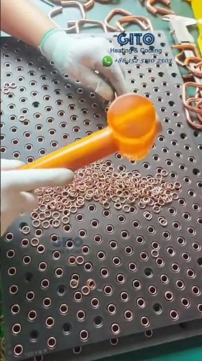 Solder Rings & Return Bends Assembling for Heat Exchanger