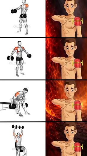 Shoulder Workout routine 💪✅ #workout #gym #fitness #trendingshorts #viralshorts