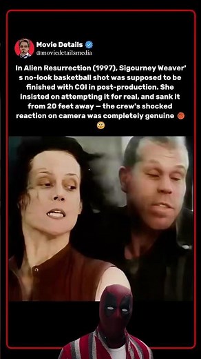 In Alien Resurrection (1997), Sigourney Weaver Nailed a Shot Meant for CGI