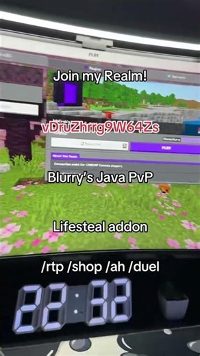 Join my MCBE Realm! #minecraft #bedrock #realm