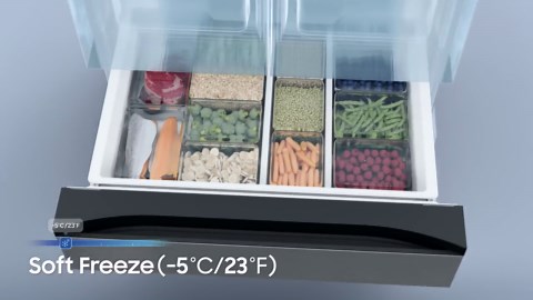 Introducing Bespoke AI Refrigerator 4-Door French Door Inner Beverage Center Samsung