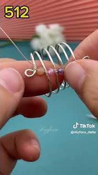 How to Make a Wire Wrapped Rings with Mini Beads| Step-by-Step Guide by DIYforu_Della_EU
