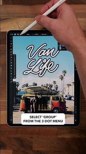 Create this effect in Affinity Designer #affinity #lettering #ipad