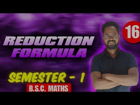 Reduction formula ke questions kaise bnaye || BSC maths semester 1||