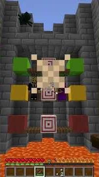 Trio Errate den Mob in Minecraft