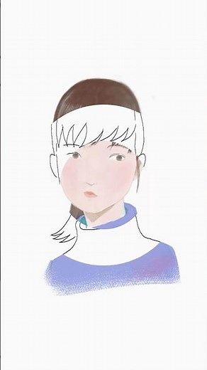 バストショットのコツ！少し傾けて動きを出す✍️Bust Shot Tips! Add Motion with a Simple Tilt art_tips_vol.54 #イラスト #shorts