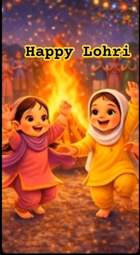 Happy Lohri 2026 ❤️#lohri #happylohari #trendingshorts #aivideogenerator #dance