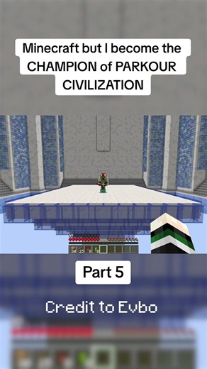 Becoming the Champion of Parkour Civilization in Minecraft