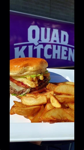 New menu has dropped at the Quad Kitchen! Stop by for some delicious burgers for a limited time only! #feedtheherd #gcu #gcudining #burgers