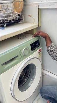 How to Use Bosch Series 6 Front Load washing Machine 👨🏻‍🔧#bosch #boschwashingmachine #shorts