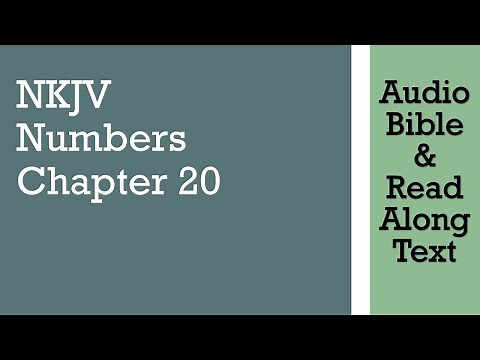 Numbers 20 - NKJV - (Audio Bible & Text)