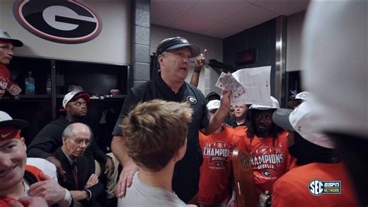 Kirby Smart's locker room speech after winning the SEC Championship 🔥 SEC Inside: Georgia Football | SEC Network